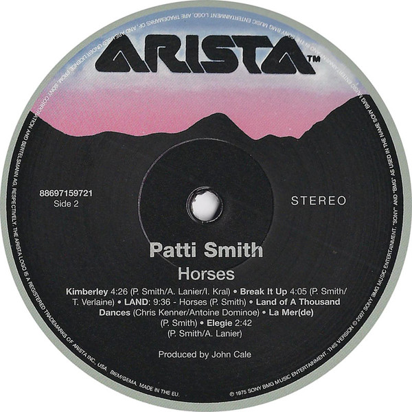 Patti Smith - Horses | Arista (88697159721) - 4