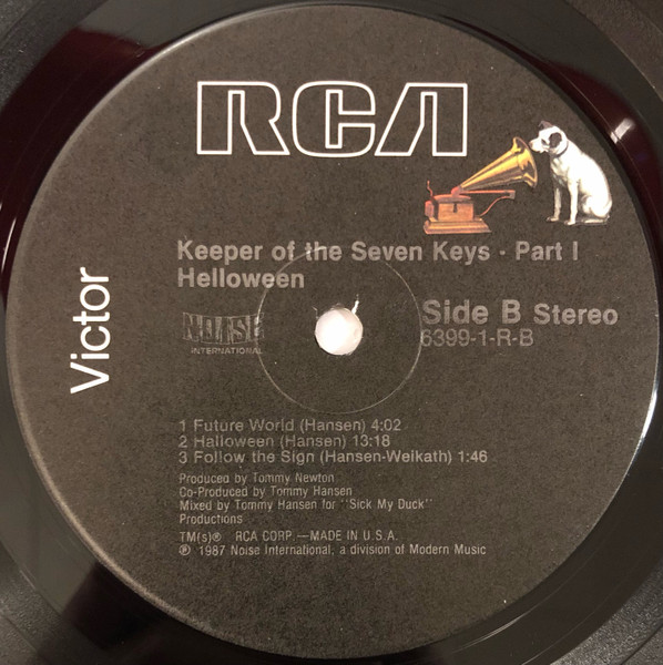 Helloween - Keeper Of The Seven Keys (Part I) | Noise International (6399-1-R) - 4 Helloween - Keeper Of The Seven Keys (Part I) | Noise International (6399-1-R) - 4