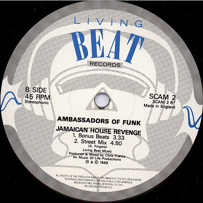 Ambassadors Of Funk - Jamaican House Revenge | Living Beat Records (SCAM 2) - main