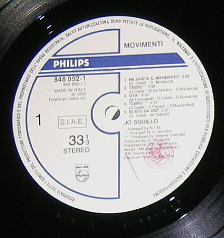 Jo Squillo - Movimenti | Philips (848 992-1) - 3 Jo Squillo - Movimenti | Philips (848 992-1) - 3