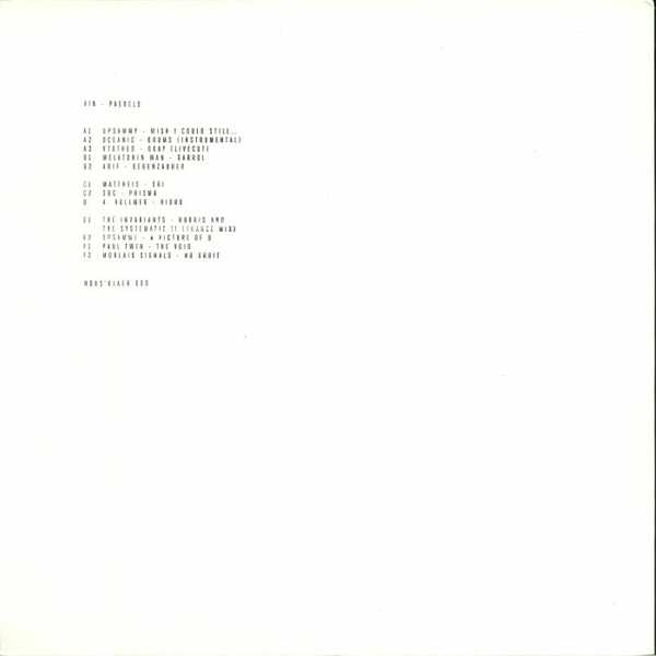 Various - Paerels | Nous'klaer Audio (NOUS009) - 2