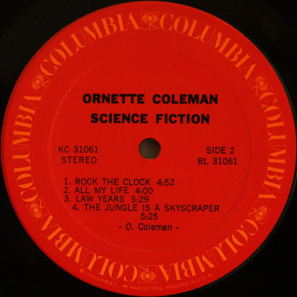 Ornette Coleman - Science Fiction | Columbia (KC 31061) - 4 Ornette Coleman - Science Fiction | Columbia (KC 31061) - 4