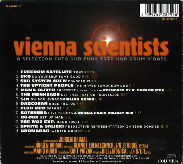 Various - Vienna Scientists — A Selection Into Dub Funk Trip Hop Drum’n’Bass | Columbia (COL 492829-2) - 2 Various - Vienna Scientists — A Selection Into Dub Funk Trip Hop Drum’n’Bass | Columbia (COL 492829-2) - 2
