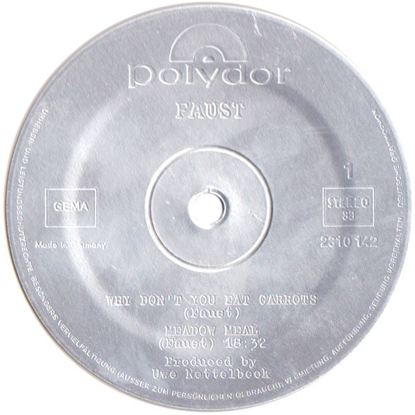 Faust - Faust | Polydor (2310 142) - 3