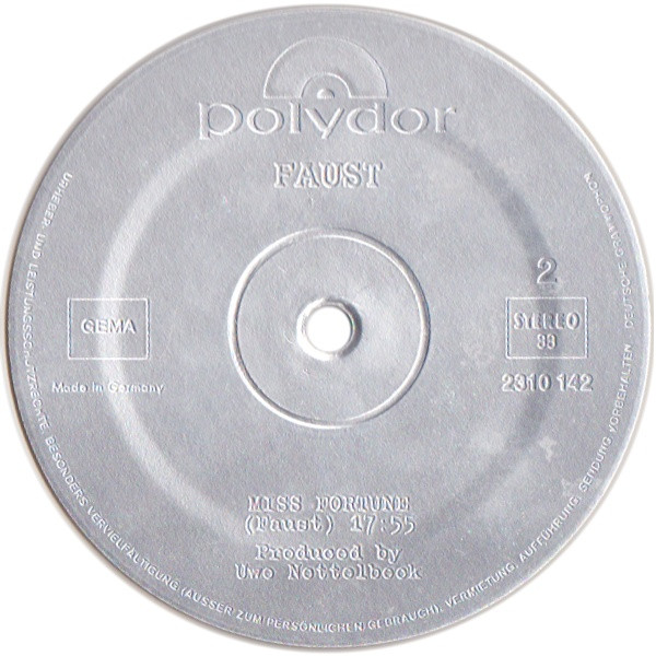 Faust - Faust | Polydor (2310 142) - 4