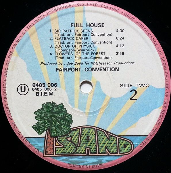 Fairport Convention - Full House | Island Records (6 405 006) - 4 Fairport Convention - Full House | Island Records (6 405 006) - 4