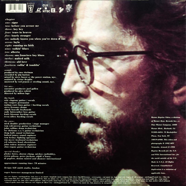 Eric Clapton - Unplugged | Warner Reprise Video (9 38311-6) - 2 Eric Clapton - Unplugged | Warner Reprise Video (9 38311-6) - 2