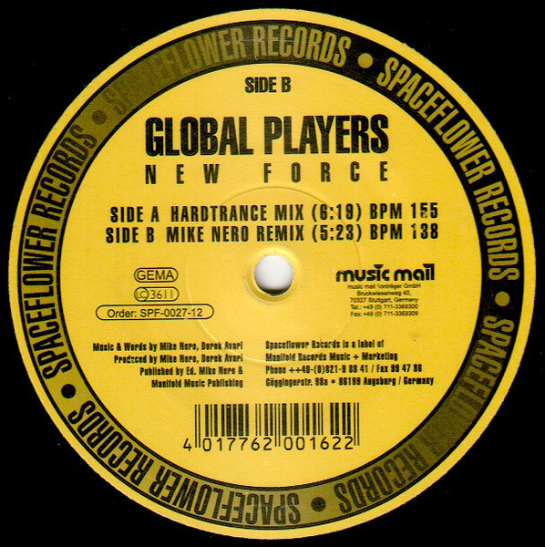 Global Players - New Force | Spaceflower Records (SPF-0027-12) - 2 Global Players - New Force | Spaceflower Records (SPF-0027-12) - 2