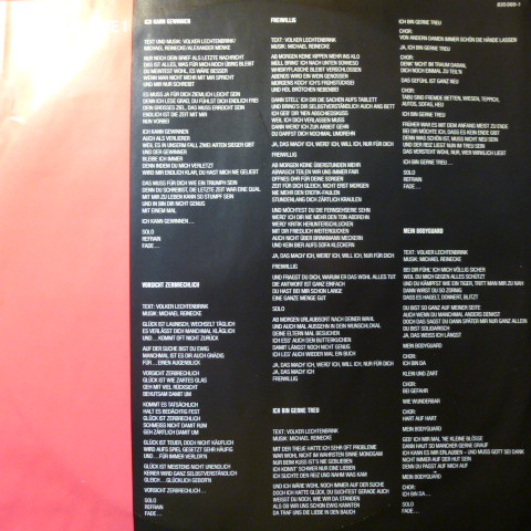 Volker Lechtenbrink - Ich Kann Gewinnen | Metronome (835 069-1) - 3