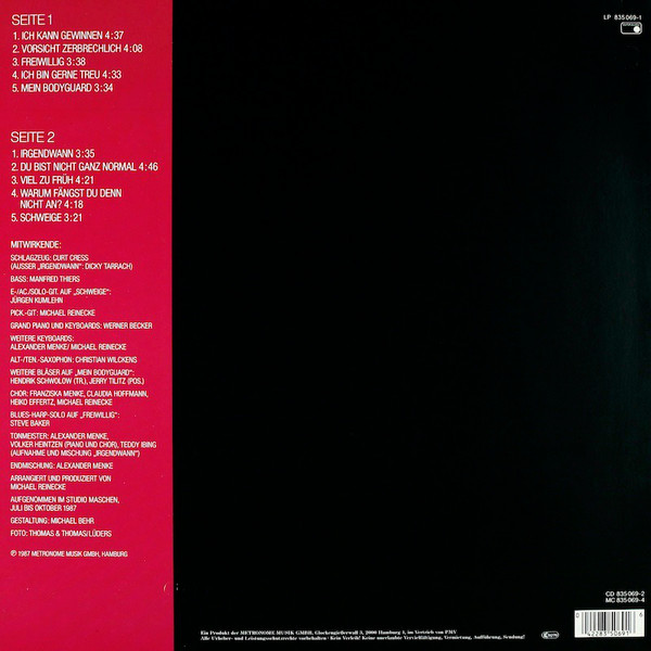 Volker Lechtenbrink - Ich Kann Gewinnen | Metronome (835 069-1) - 2