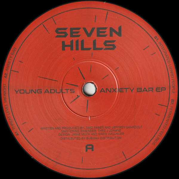 Young Adults - Anxiety Bar EP | Seven Hills (SHR006) - main