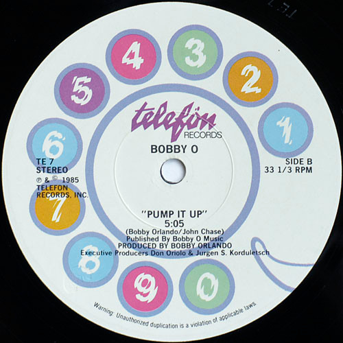 Bobby Orlando - A Man Like Me | Telefon Records (TE 7) - 4