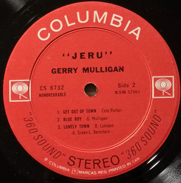 Gerry Mulligan - Jeru | Columbia (CS 8732) - 4