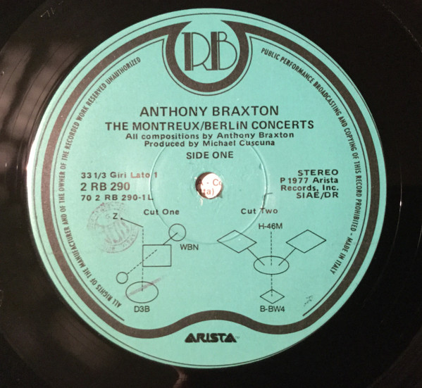 Anthony Braxton - The Montreux / Berlin Concerts | Record Bazaar (2 RB 290) - 3