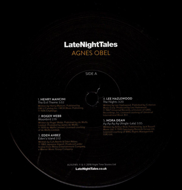 Agnes Obel - LateNightTales | LateNightTales (ALNLP49) - 3 Agnes Obel - LateNightTales | LateNightTales (ALNLP49) - 3