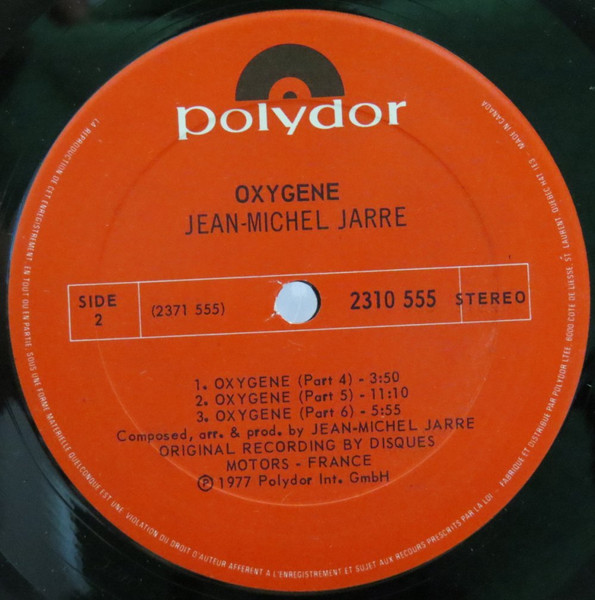Jean-Michel Jarre - Oxygene | Polydor (2310 555) - 4
