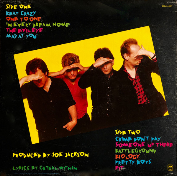 Joe Jackson Band - Beat Crazy | A&M Records (AMLH 64837) - 2