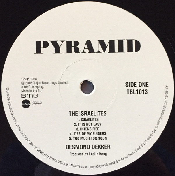 Desmond Dekker - The Israelites | Pyramid (TBL1013) - 3 Desmond Dekker - The Israelites | Pyramid (TBL1013) - 3