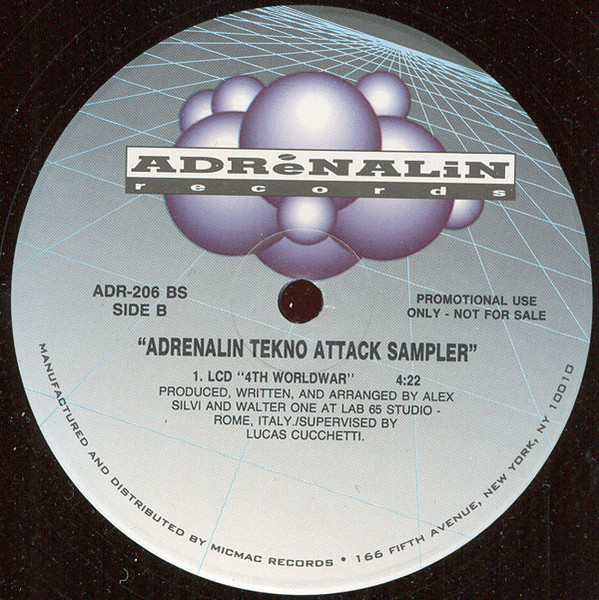 Various - Adrenalin Tekno Attack Sampler | Adrenalin Records (ADR-206) - 2