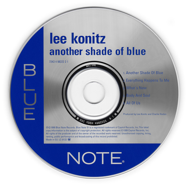 Lee Konitz - Another Shade Of Blue | Blue Note (7243 4 98222 2 1) - 3
