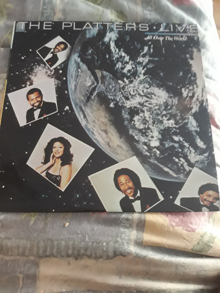 The Platters - Live - All Over The World | WEA (N 58337)