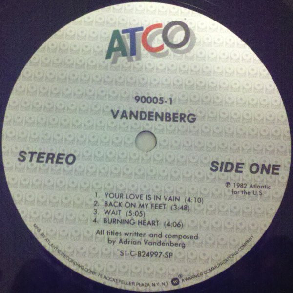 Vandenberg - Vandenberg | ATCO Records (90005-1) - 2 Vandenberg - Vandenberg | ATCO Records (90005-1) - 2