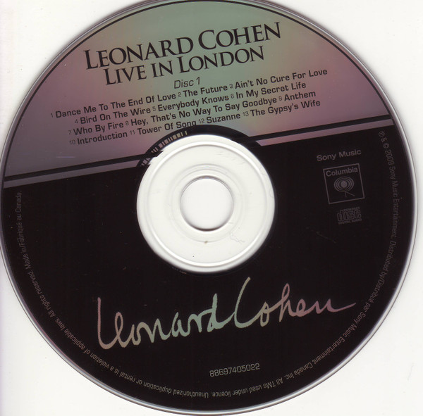 Leonard Cohen - Live In London (2CD) [CD] | Columbia (88697405022) - 3