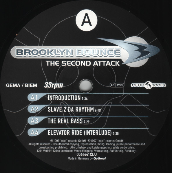 Brooklyn Bounce - The Second Attack | Club Tools (0064441CLU) - 3 Brooklyn Bounce - The Second Attack | Club Tools (0064441CLU) - 3
