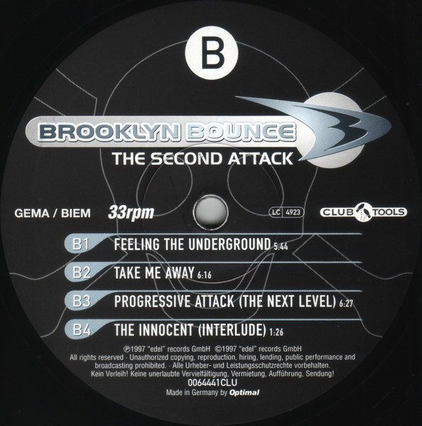 Brooklyn Bounce - The Second Attack | Club Tools (0064441CLU) - 4 Brooklyn Bounce - The Second Attack | Club Tools (0064441CLU) - 4