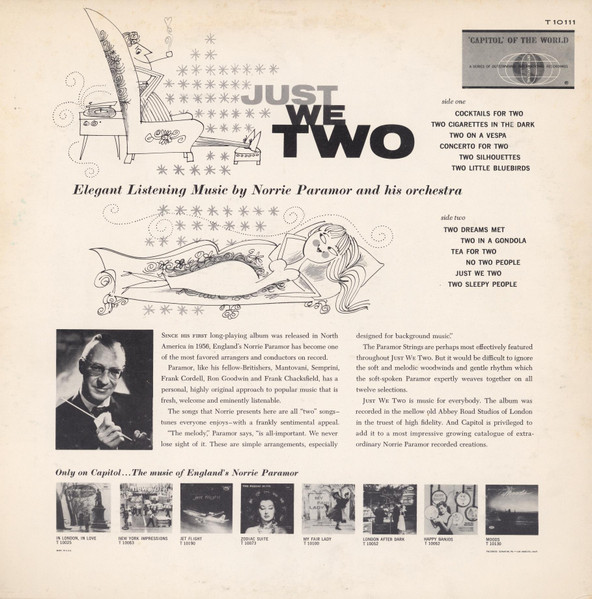 Norrie Paramor And His Orchestra - Just We Two | Capitol Records (T-10111) - 2 Norrie Paramor And His Orchestra - Just We Two | Capitol Records (T-10111) - 2