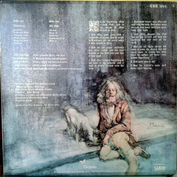 Jethro Tull - Aqualung | Chrysalis (CHR 1044) - 2