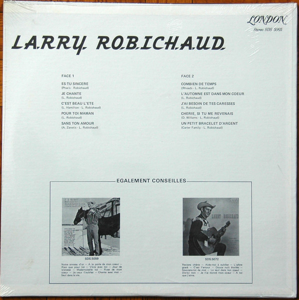 Larry Robichaud - Larry Robichaud | London Records (SDS 5095) - 2 Larry Robichaud - Larry Robichaud | London Records (SDS 5095) - 2