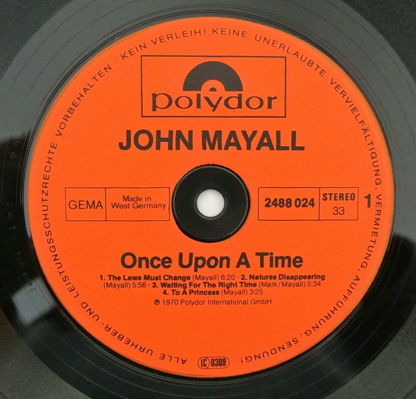 John Mayall - Once Upon A Time | Polydor (2664 436) - 3 John Mayall - Once Upon A Time | Polydor (2664 436) - 3