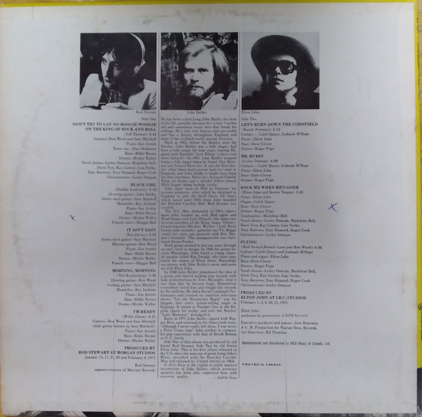 Long John Baldry - It Ain't Easy [Vinyl] | Warner Bros. Records (WS 1921) - 2
