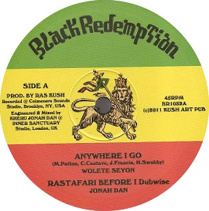 Wellette Seyon / I-Dave - Anywhere I Go / Inner Sanctuary Melody | Black Redemption (BR1032) - main Wellette Seyon / I-Dave - Anywhere I Go / Inner Sanctuary Melody | Black Redemption (BR1032) - main