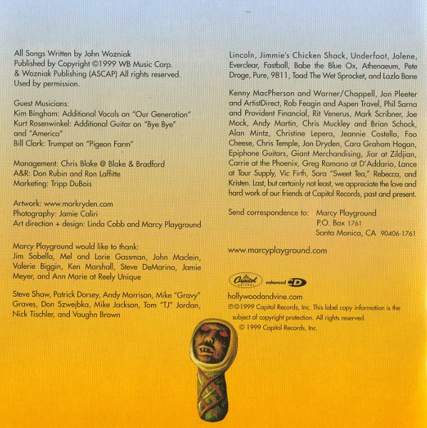 Marcy Playground - Shapeshifter | Capitol Records (7243 8 23142 0 2) - 3 Marcy Playground - Shapeshifter | Capitol Records (7243 8 23142 0 2) - 3