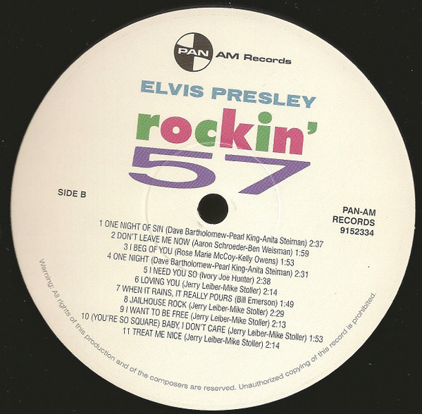 Elvis Presley - Rockin' 57 Essential Elvis | Pan-Am Records (9152334) - 4 Elvis Presley - Rockin' 57 Essential Elvis | Pan-Am Records (9152334) - 4