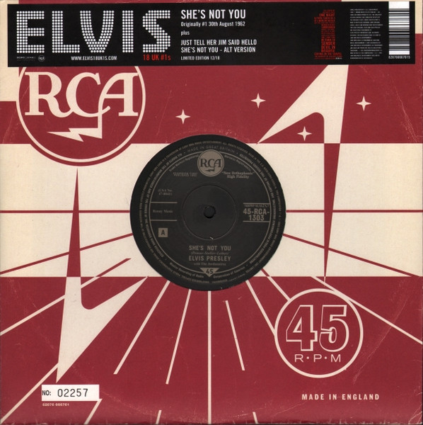 Elvis Presley - She's Not You | Sony BMG Music Entertainment (82876 666761) - main