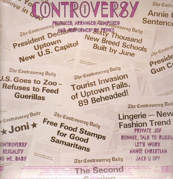 Prince - Controversy | Warner Bros. Records (8122-79777-6) - 2 Prince - Controversy | Warner Bros. Records (8122-79777-6) - 2