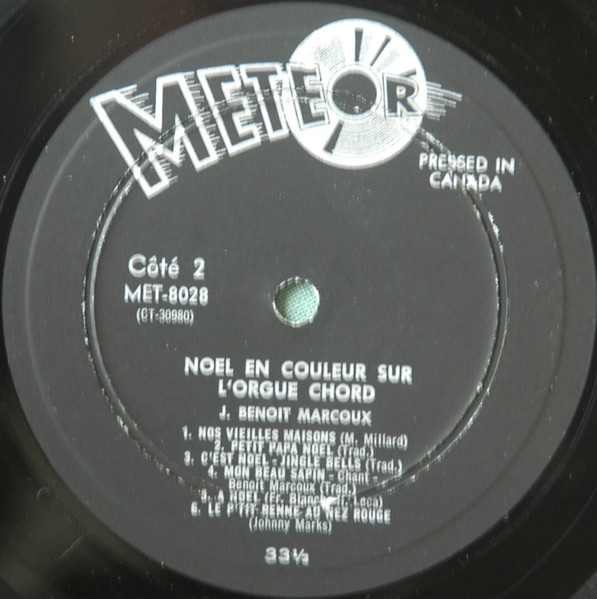 Jean Benoit Marcoux - Noël En Couleur Sur L'Orgue Chord | Meteor (MET-8028) - 4