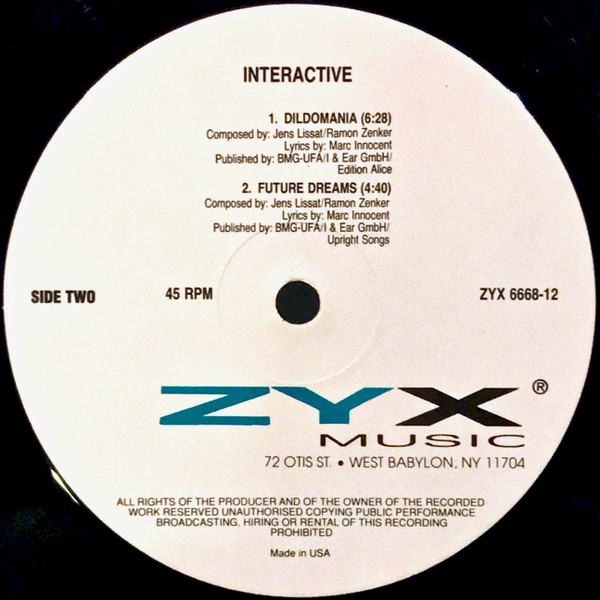 Interactive - Elevator Up And Down | ZYX Music (ZYX 6668-12) - 4