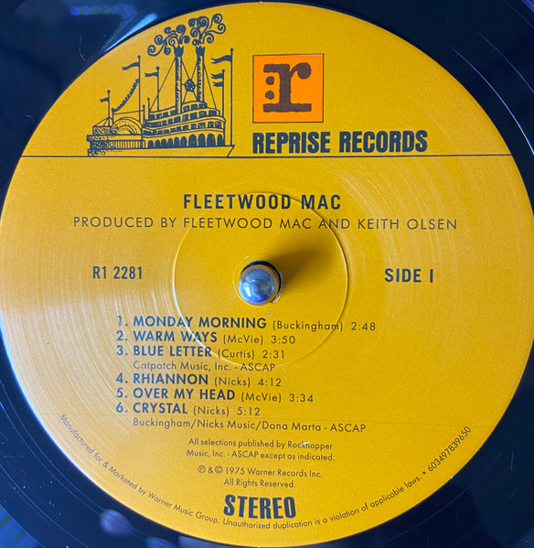 Fleetwood Mac - Fleetwood Mac | Reprise Records (R1 2281) - 2 Fleetwood Mac - Fleetwood Mac | Reprise Records (R1 2281) - 2