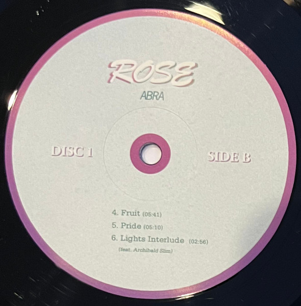 Abra - Rose LP | Ninja Tune (ZEN246) - 4