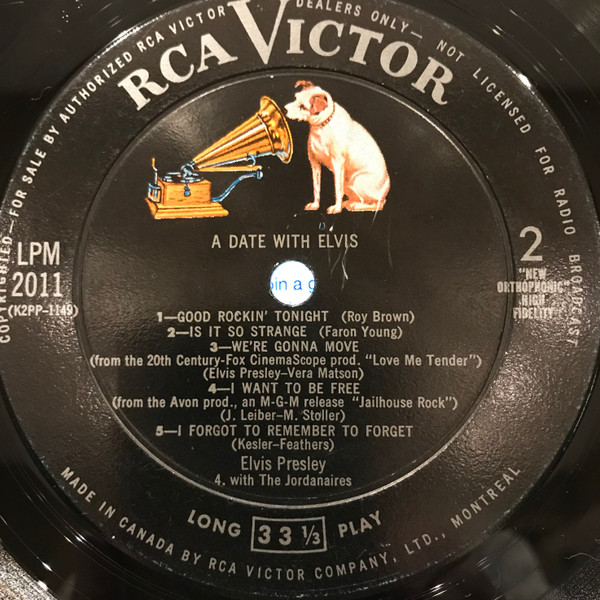 Elvis Presley - A Date With Elvis | RCA Victor (LPM-2011) - 4