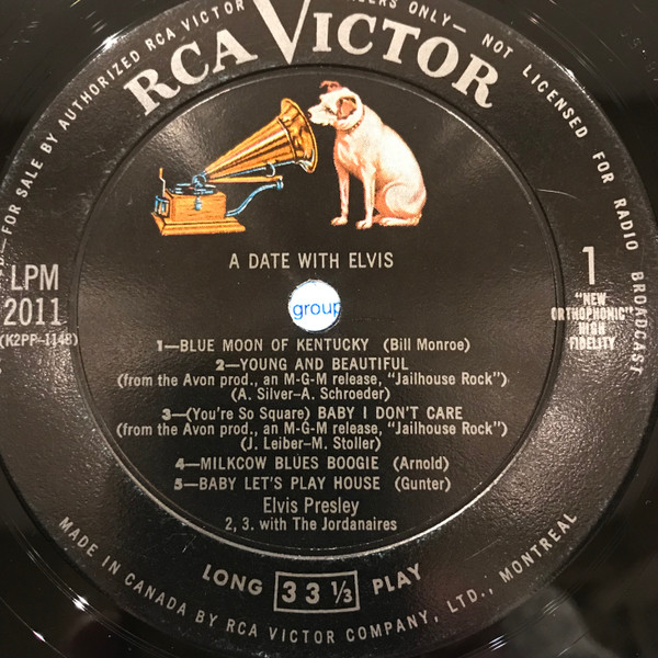 Elvis Presley - A Date With Elvis | RCA Victor (LPM-2011) - 3