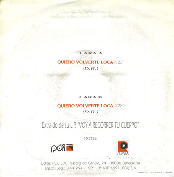 Quiero Volverte Loca