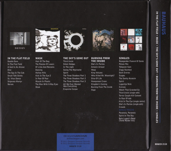 Bauhaus - 5 Albums | Beggars Banquet (BBQCD 2110) - 2