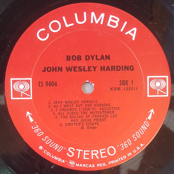 Bob Dylan - John Wesley Harding | Columbia (CS 9604) - 3