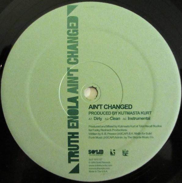Truth Enola - Ain't Changed / Voicetress / I Need to Know | Solid Records (SLD 1015) - 3 Truth Enola - Ain't Changed / Voicetress / I Need to Know | Solid Records (SLD 1015) - 3