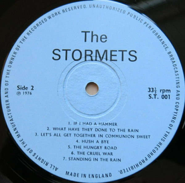 The Stormets - On Disc | Not On Label (S.T. 001) - 3 The Stormets - On Disc | Not On Label (S.T. 001) - 3